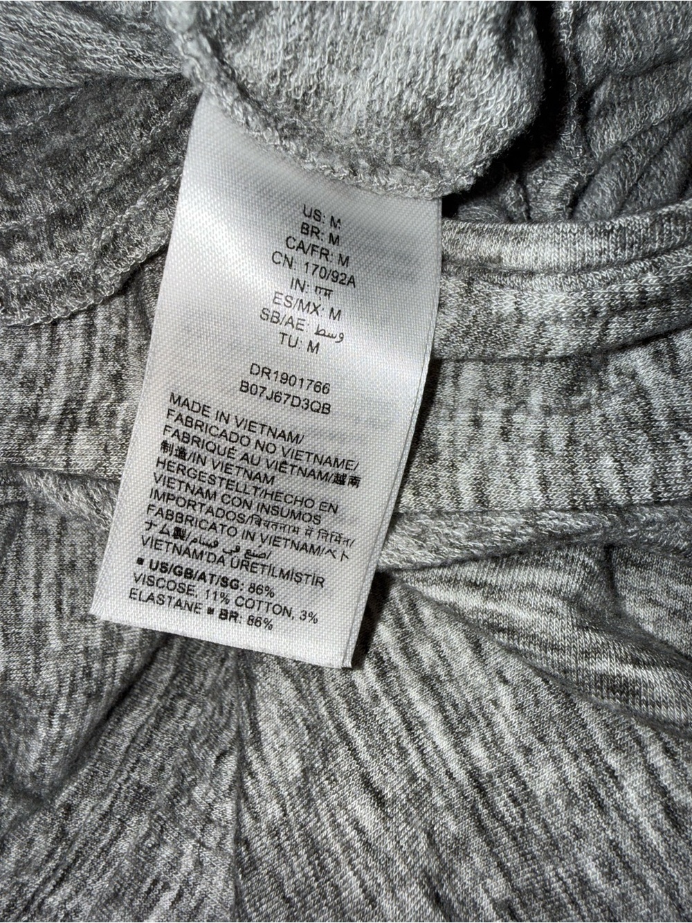 Daily Ritual Grey Cropped Jumpsuit medium - Picture 7 of 8
